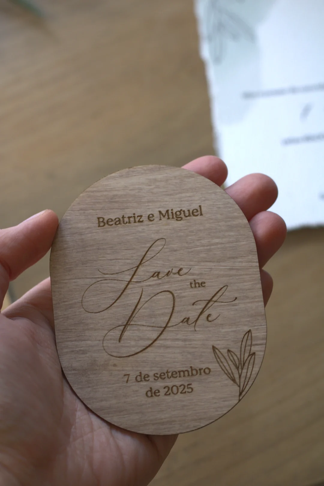 Save the Date Íman B&M